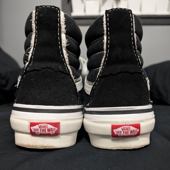 Vans SK8 Hi Reconstruct - Size 12 - Black White - Picture 3 of 4